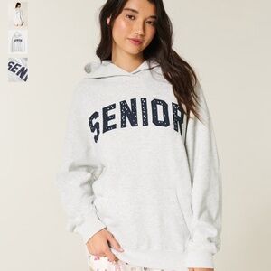 Hollister Viral Oversized Senior Graphic Hoodie - NWT - Class of 2026